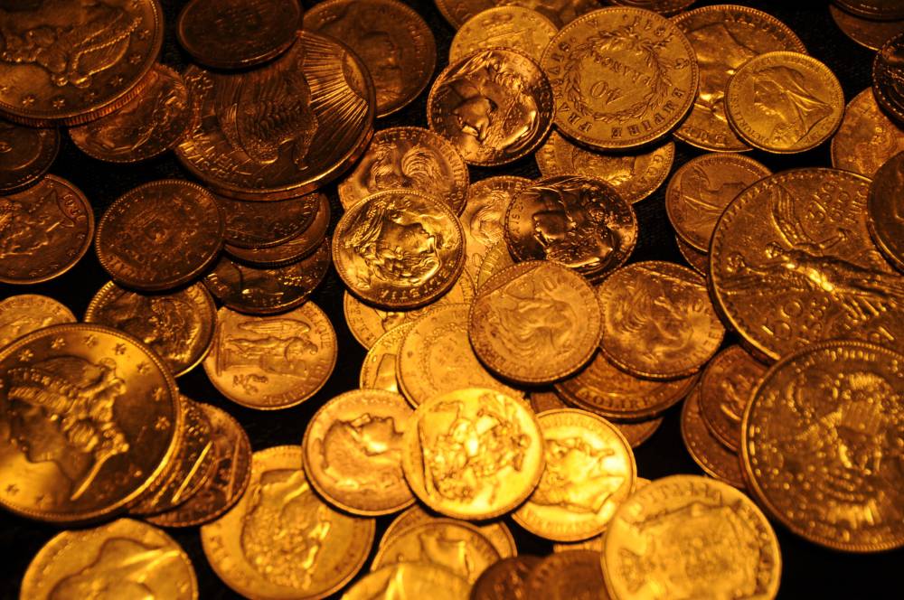 pièces or pièces or